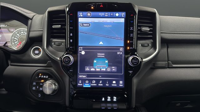 Used 2025 Diamond Black Crystal Pearlcoat Ram Laramie image 12