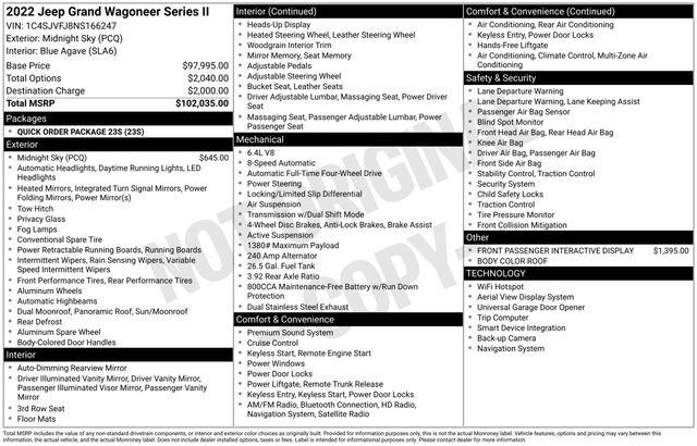 Certified Used 2022 Black Jeep Series II image 8