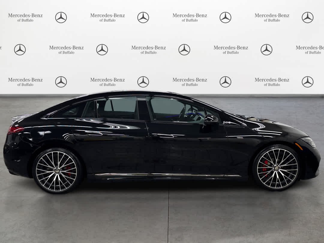 Used 2023 Obsidian Black Metallic Mercedes-Benz AMG® EQE image 4