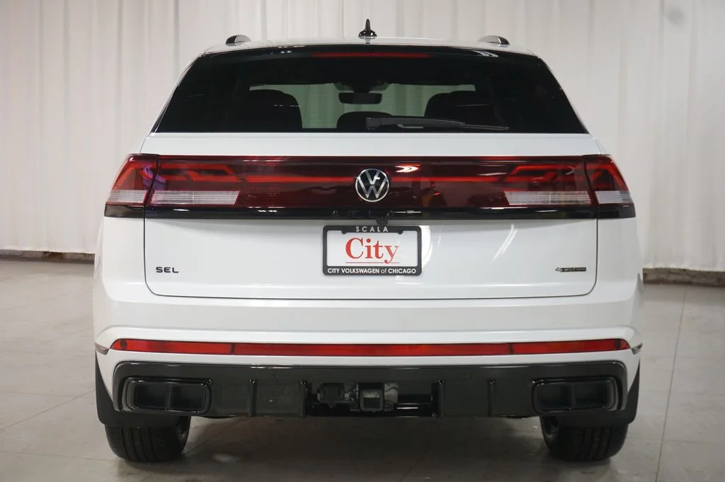 New 2026 Opal White Volkswagen 2.0T SEL R-Line Black image 6