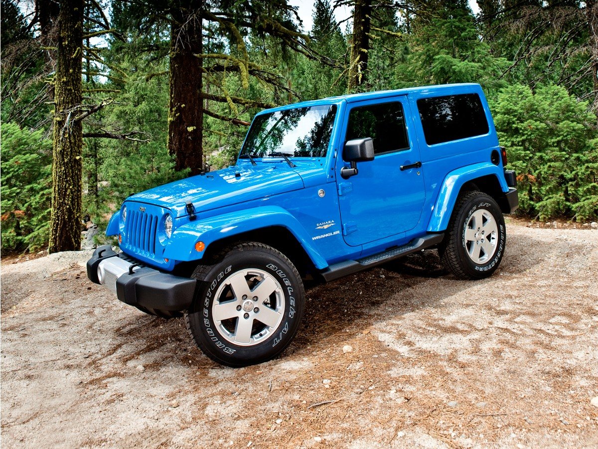 Used 2015 Yellow Jeep Willys Wheeler image 1