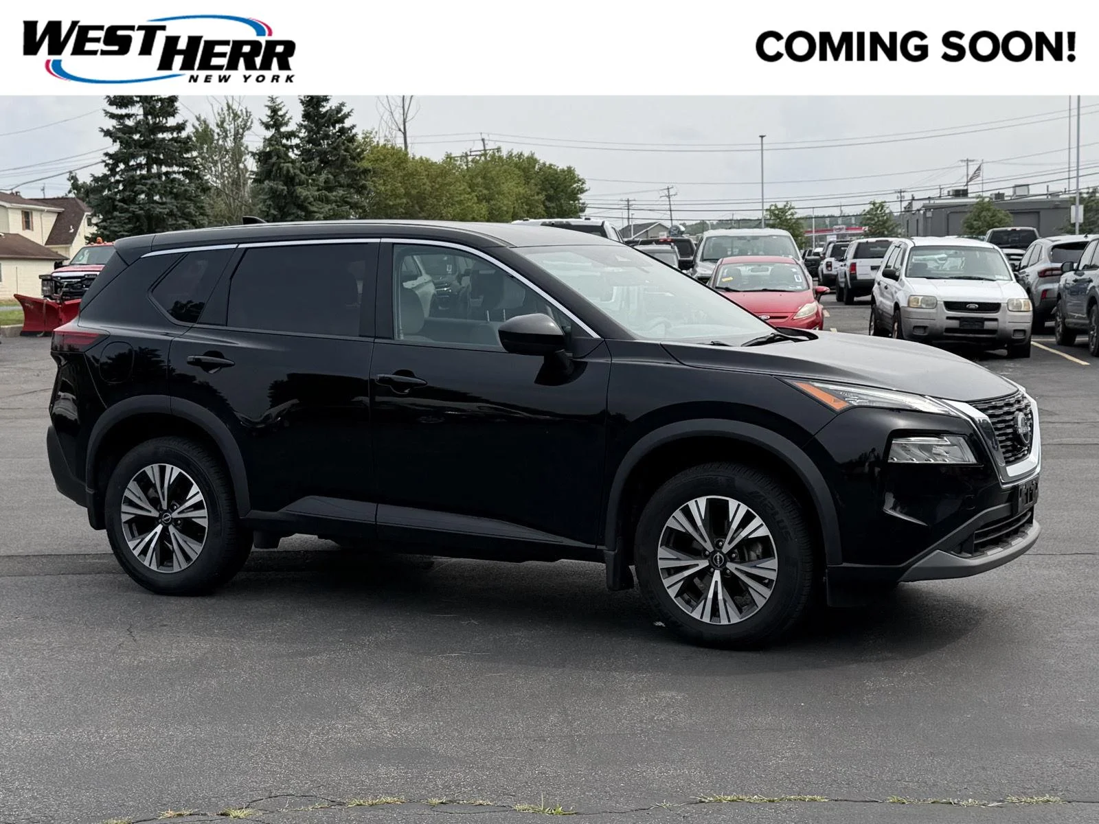 Used 2023 Super Black Nissan SV image 1