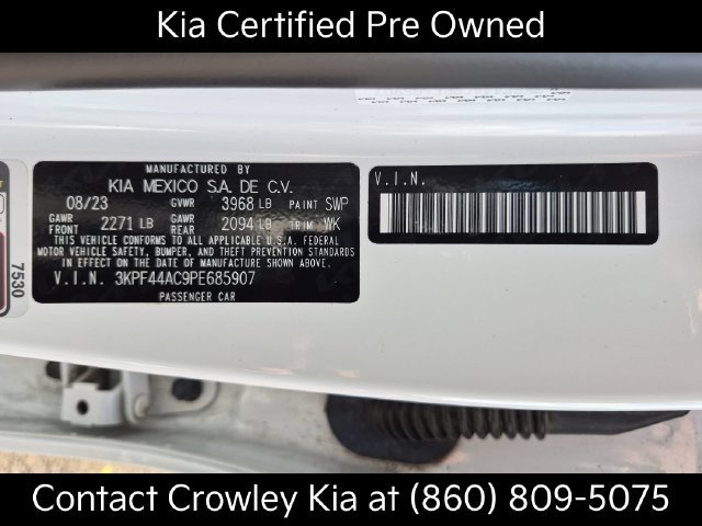 Certified Used 2023 White Kia GT image 30