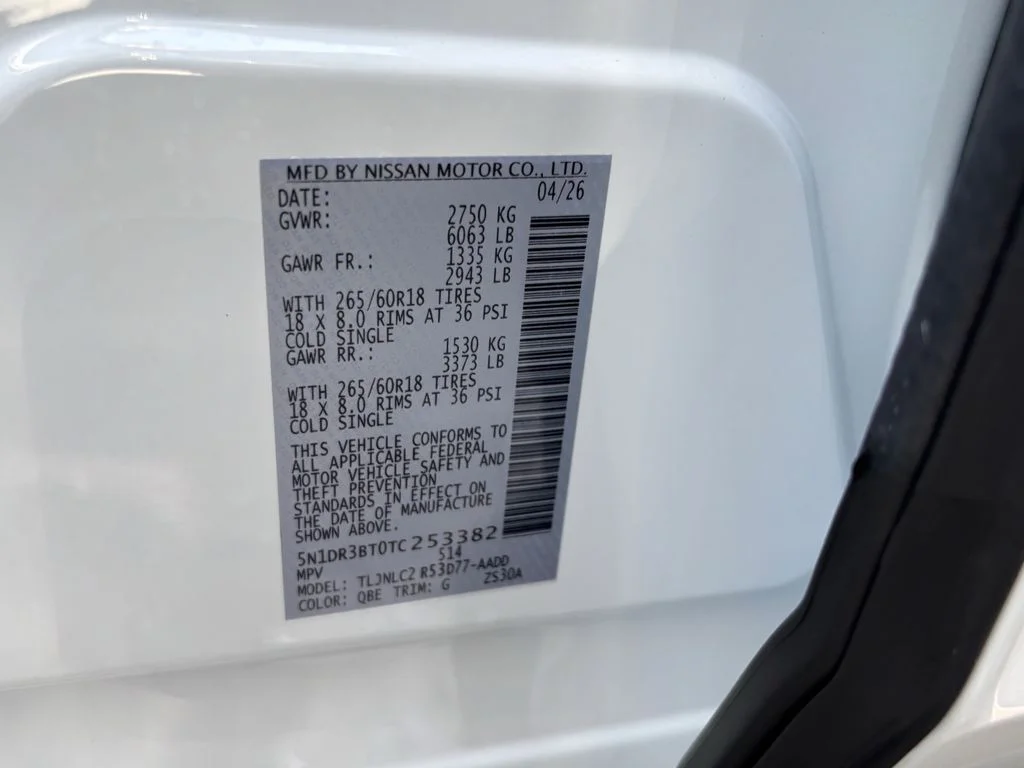 New 2026 White Nissan Rock Creek image 31