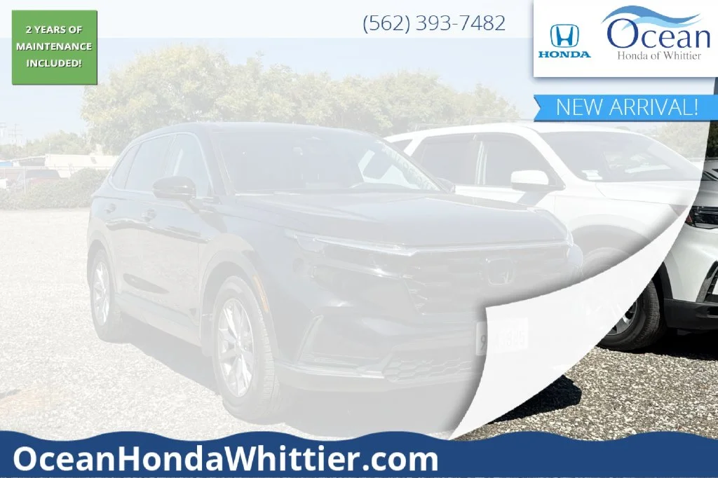 Certified Used 2025 Crystal Black Pearl Honda EX-L image 1