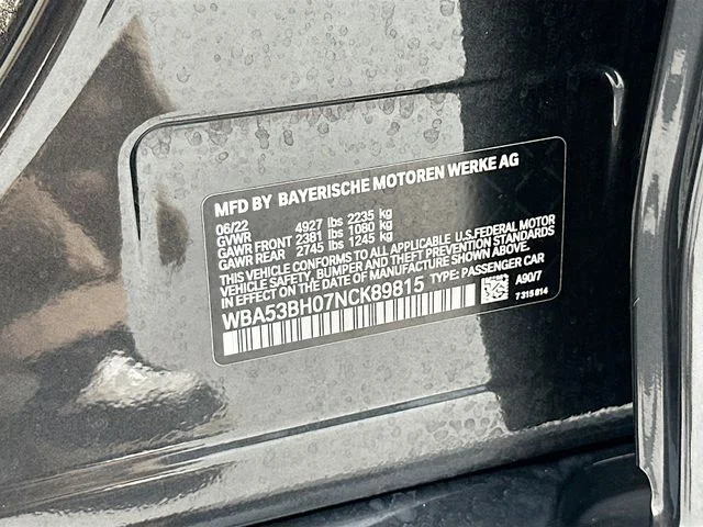 Used 2022 Gray BMW 530i image 35