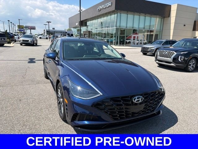 Certified Used 2021 Blue Hyundai Limited image 2