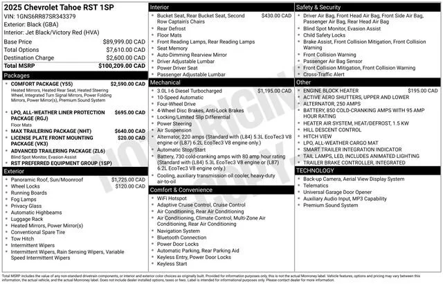 Used 2025 Black Chevrolet RST image 33