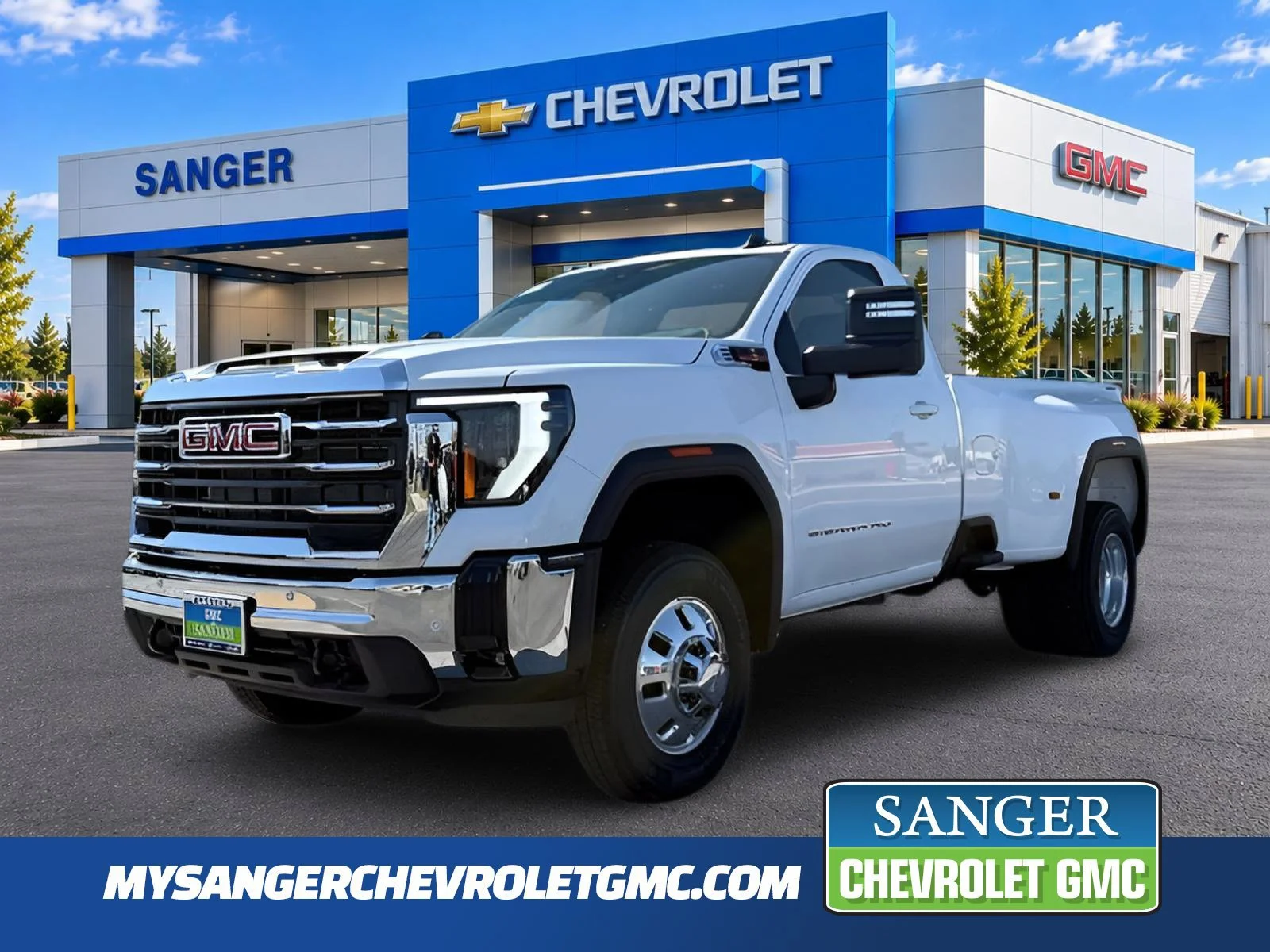 New 2026 Summit White GMC SLE DRW image 1