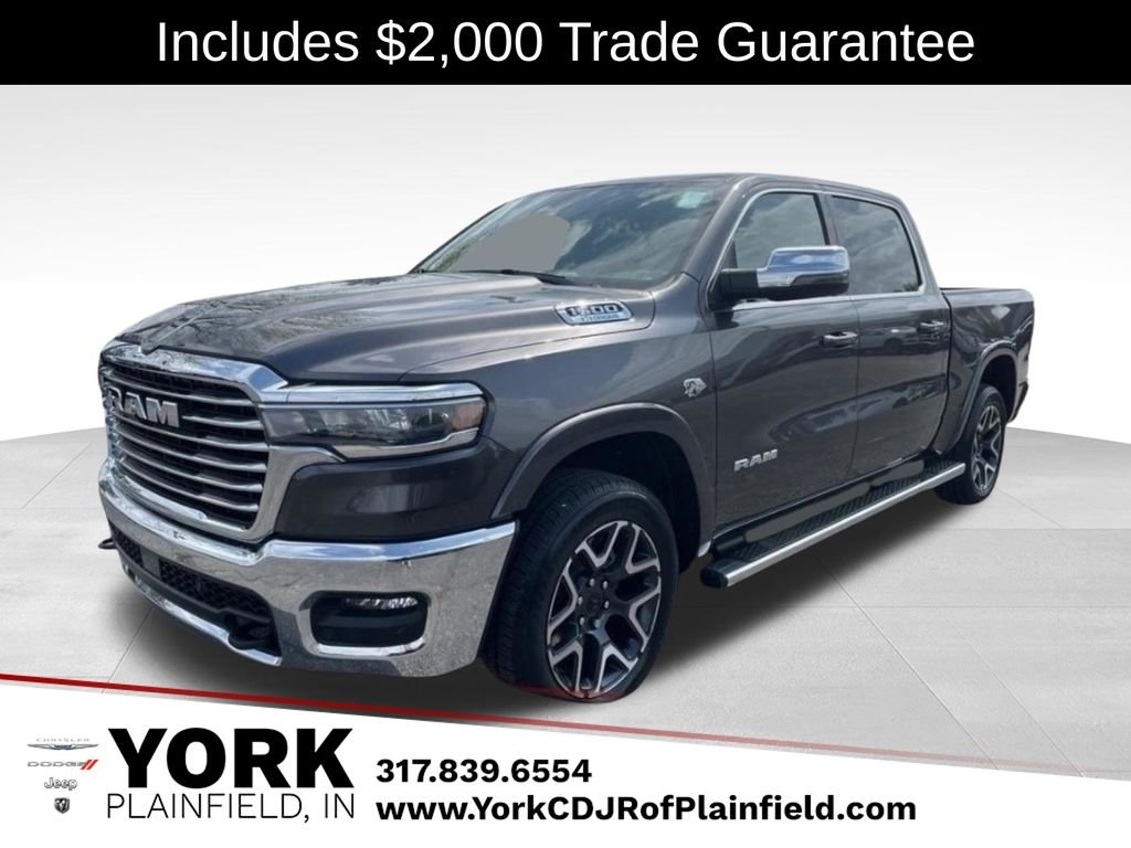 New 2026 Granite Crystal Metallic Clear-Coat Exterior Paint RAM Laramie image 1