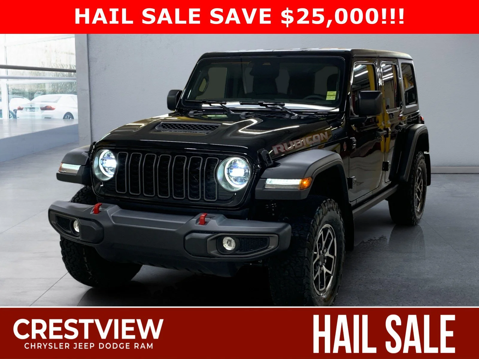 New 2026 Black Jeep Rubicon image 1