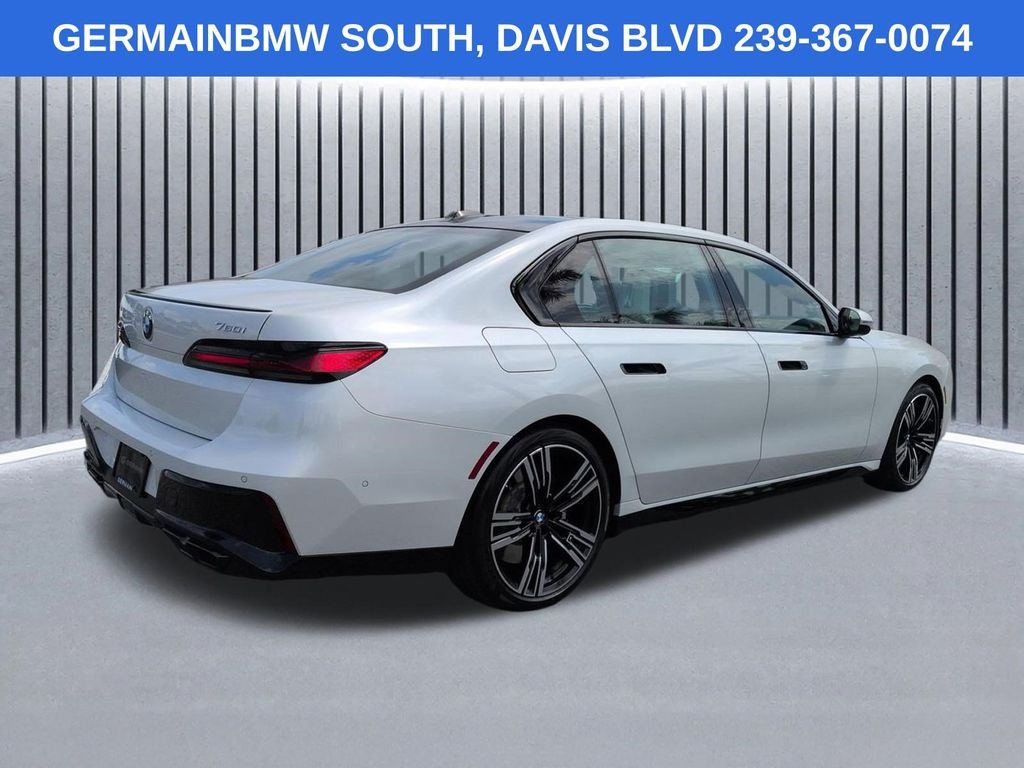 Certified Used 2025 White Metallic BMW 760i xDrive image 5
