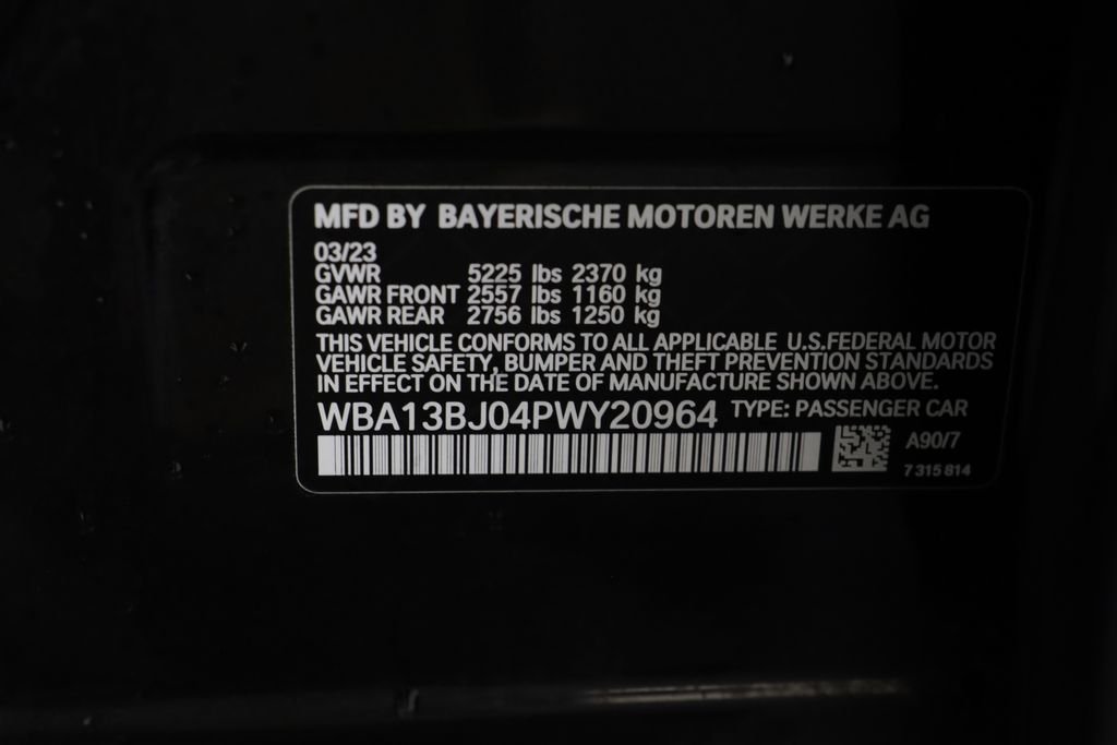 Certified Used 2023 Dark Graphite Metallic BMW 530i xDrive image 24
