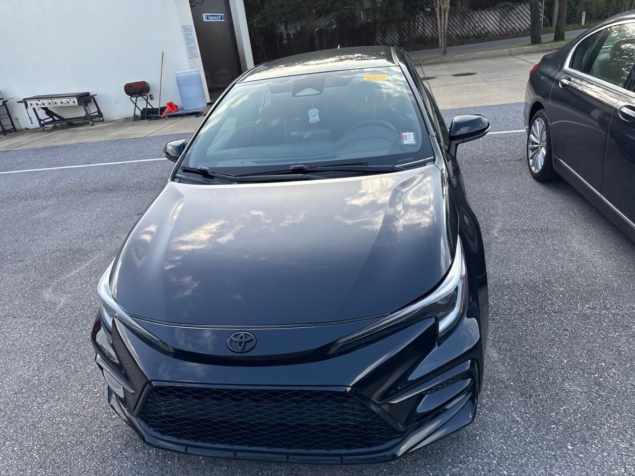 Used 2024 Black Toyota SE Nightshade image 2