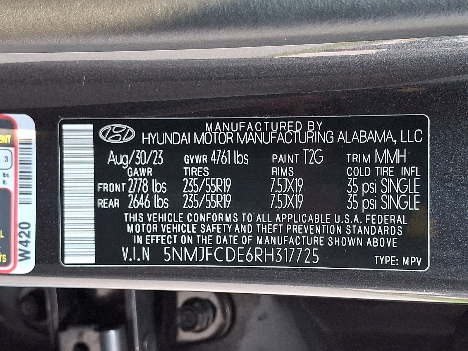 Used 2024 Dark Gray Metallic Hyundai SEL image 28