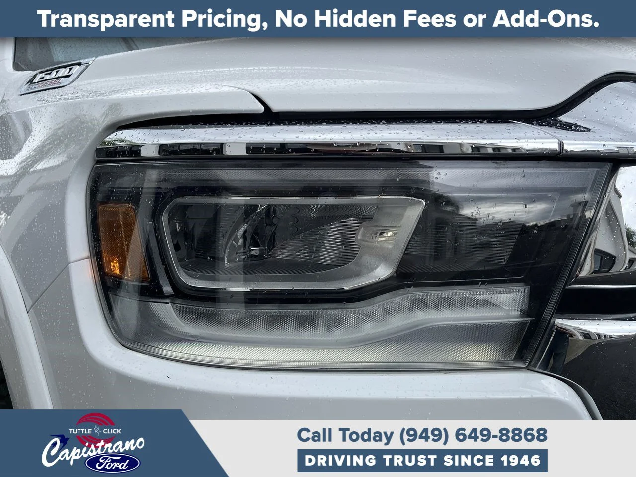 Used 2022 Bright White Clearcoat Ram Laramie image 16