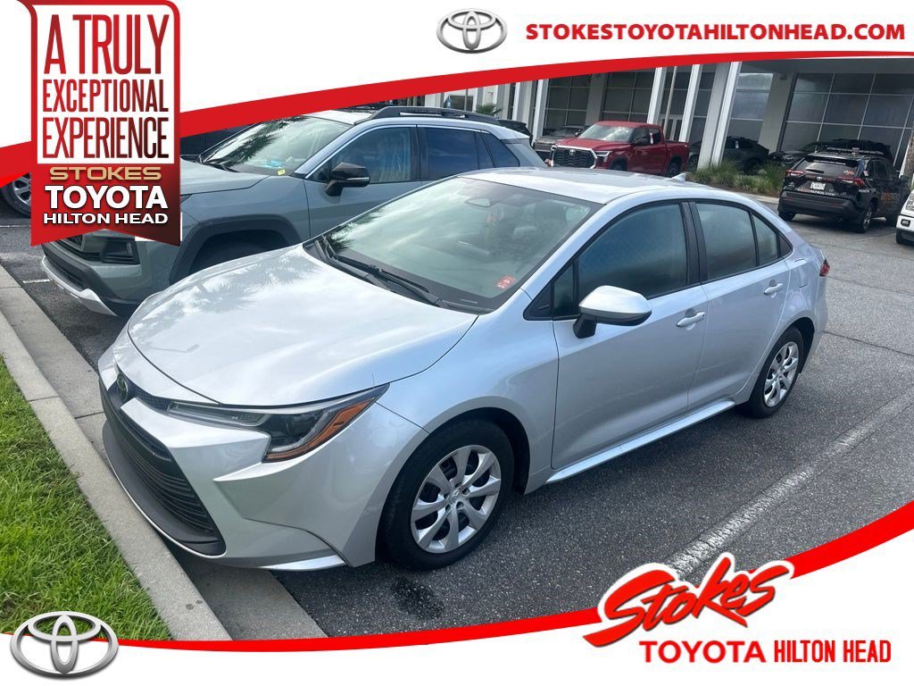 Used 2024 Silver Toyota LE image 1