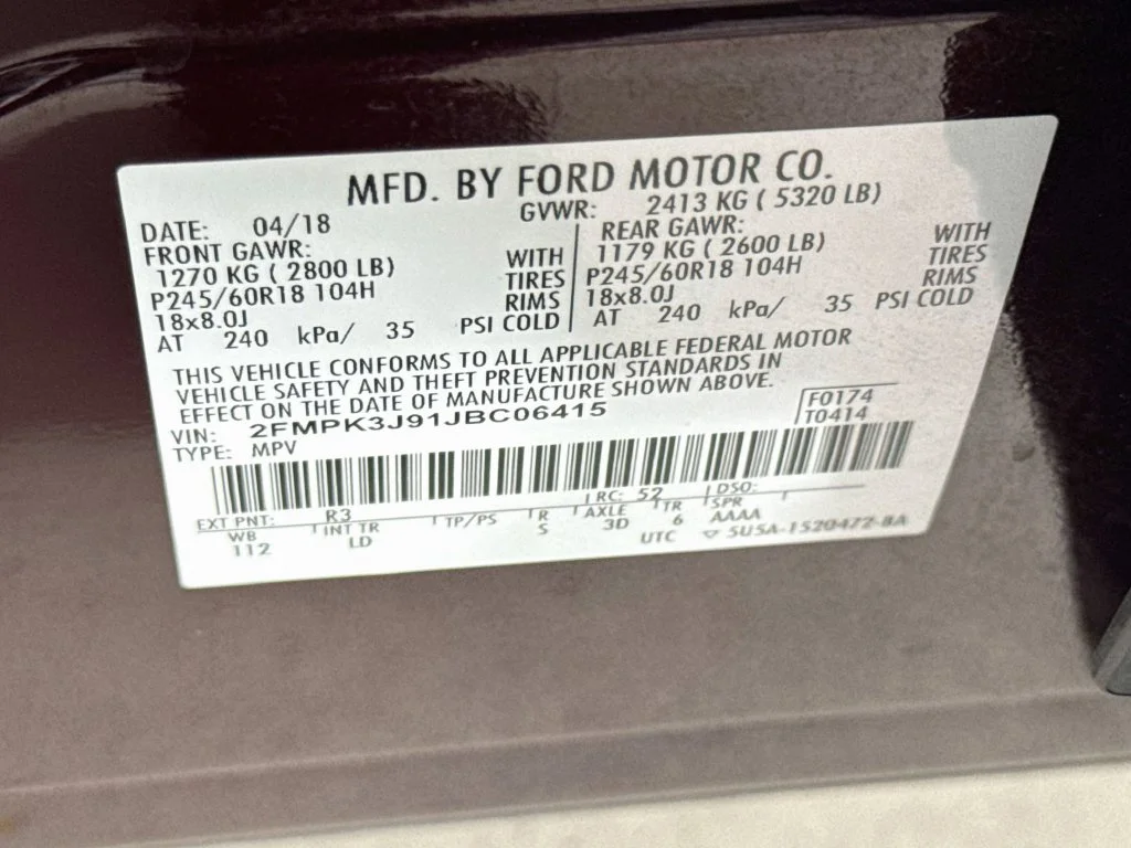 Used 2018 Red Ford SEL image 40