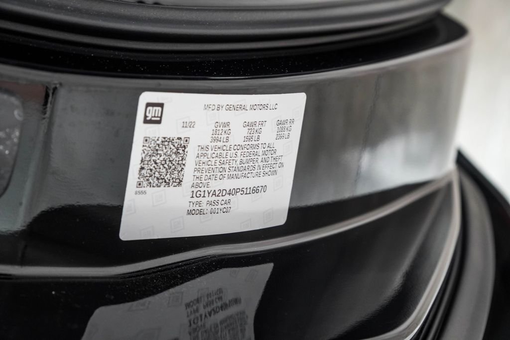 Used 2023 Black Chevrolet Stingray image 40