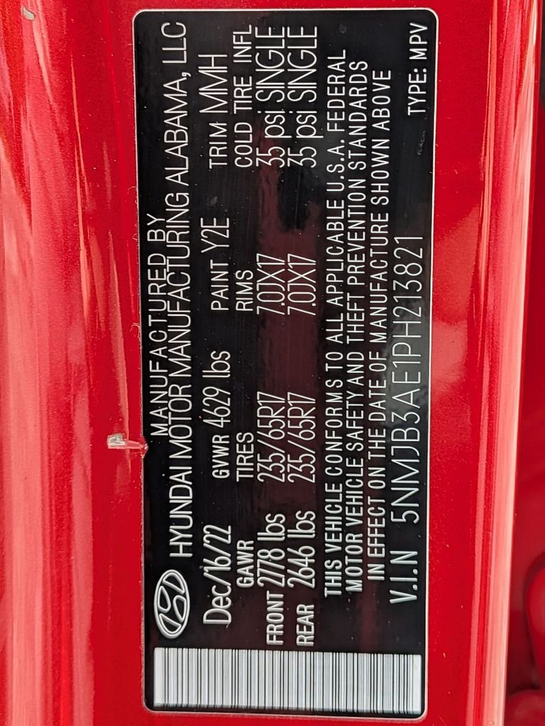 Used 2023 Red Hyundai SEL image 23