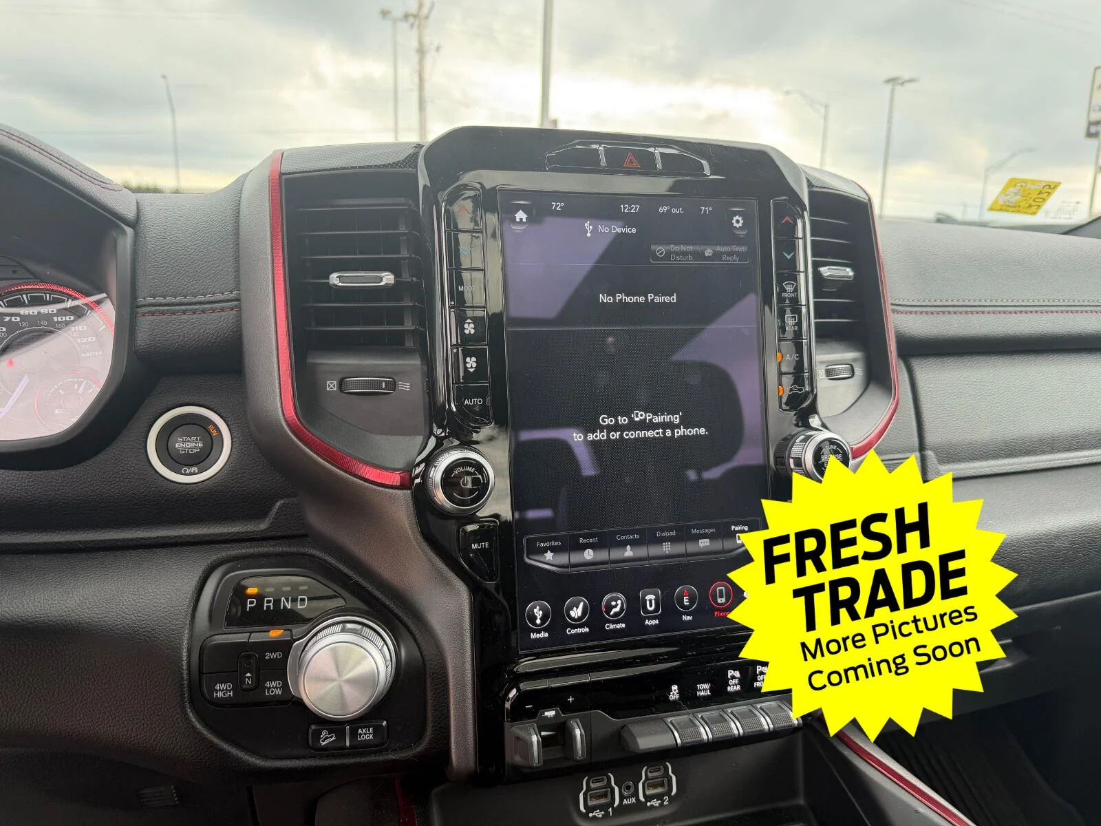 Used 2020 Bright White Clearcoat Ram Rebel image 11