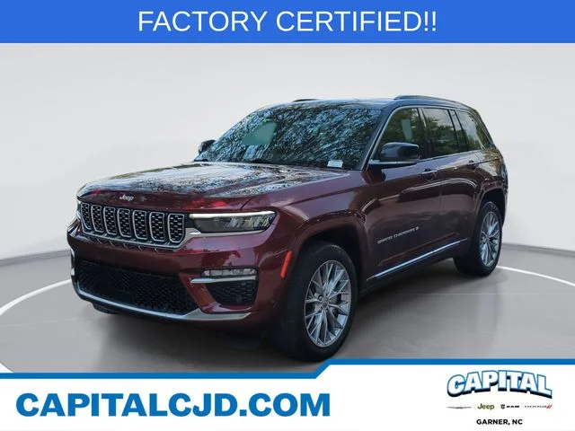 Used 2025 Red Jeep Summit image 1