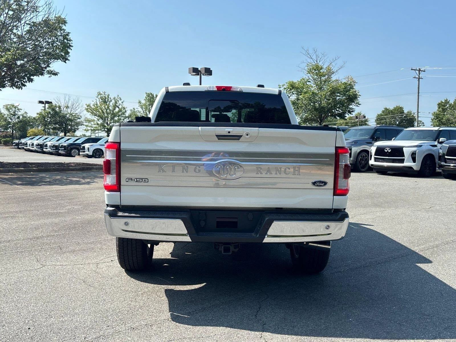 Used 2022 Star White Metallic Tri-Coat Ford King Ranch image 4