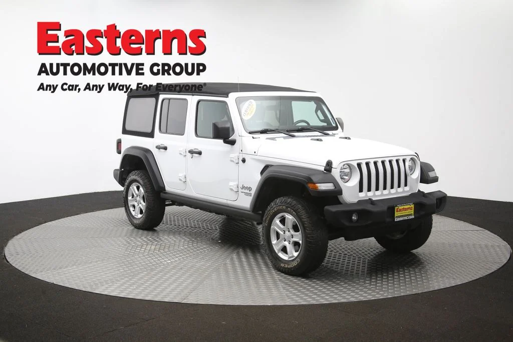 Used 2018 White Jeep Unlimited Sport S image 48