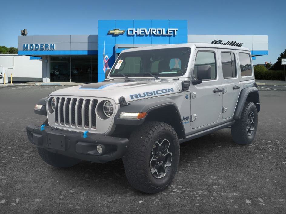 Used 2022 Silver Zynith Clearcoat Jeep Unlimited Rubicon image 1
