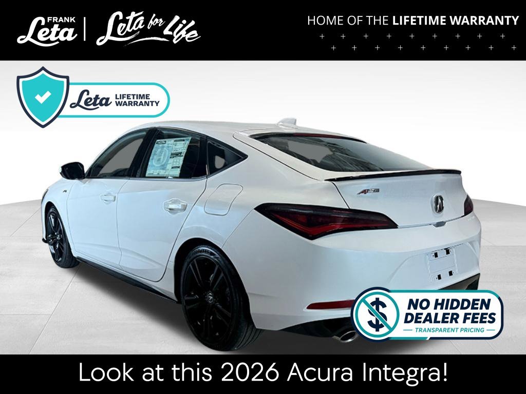 New 2026 Platinum White Pearl Acura w/A-Spec Package image 3