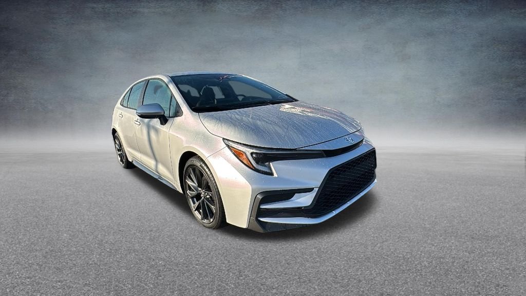 Used 2025 Classic Silver Metallic Toyota SE image 3