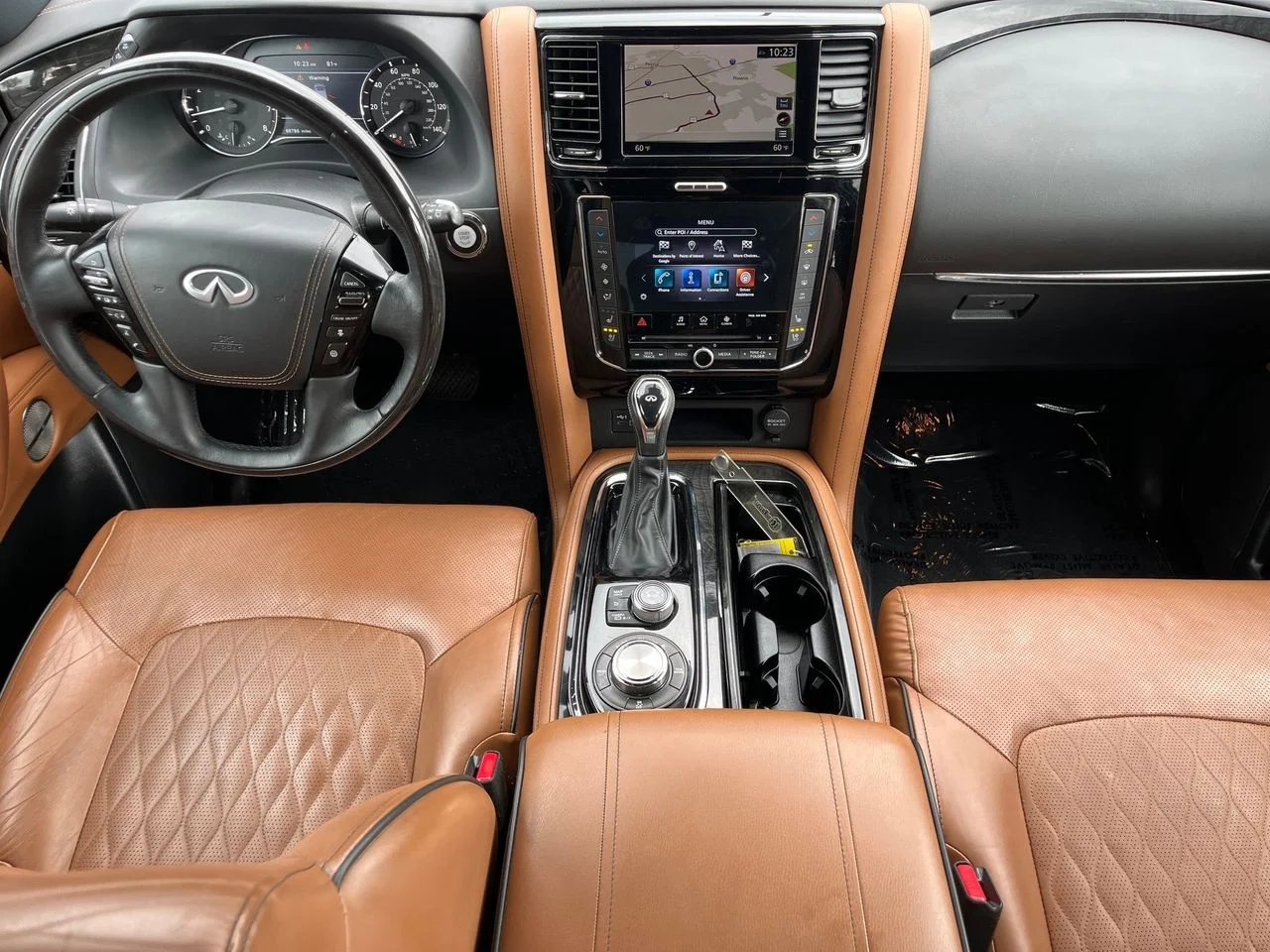 Certified Used 2021 Moonstone White INFINITI Sensory image 12
