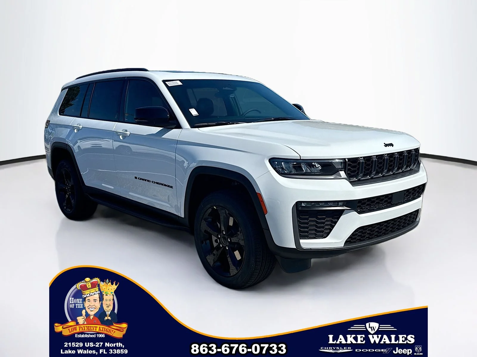 New 2026 Bright White Clear-Coat Exterior Paint Jeep Limited image 1