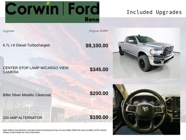 Certified Used 2019 Billet Silver Metallic Clearcoat Ram Laramie image 3