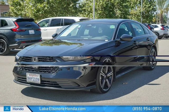 Used 2023 Crystal Black Pearl Honda Sport image 4