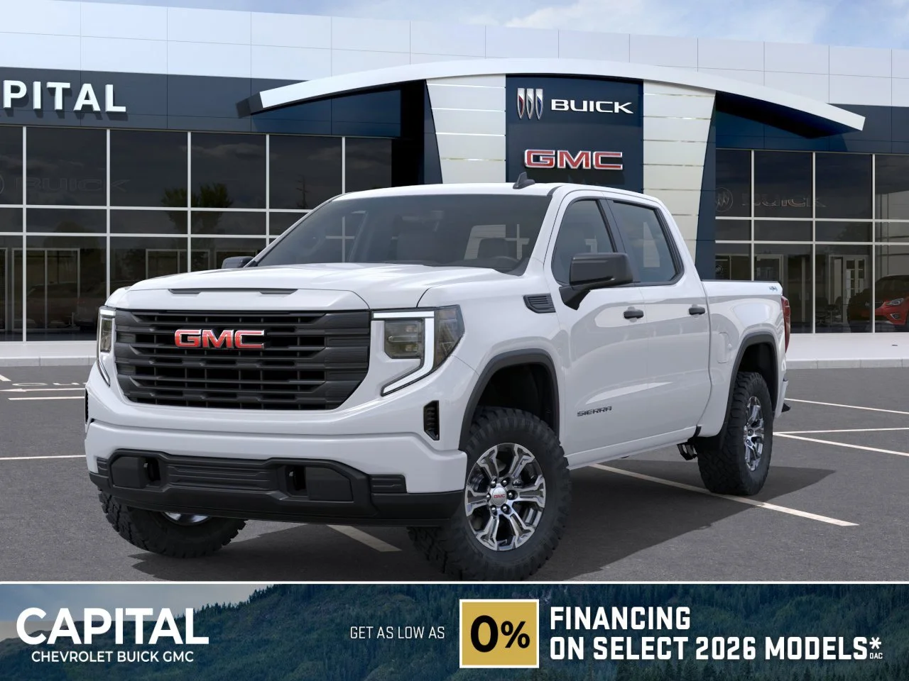 New 2026 Summit White GMC Pro image 1