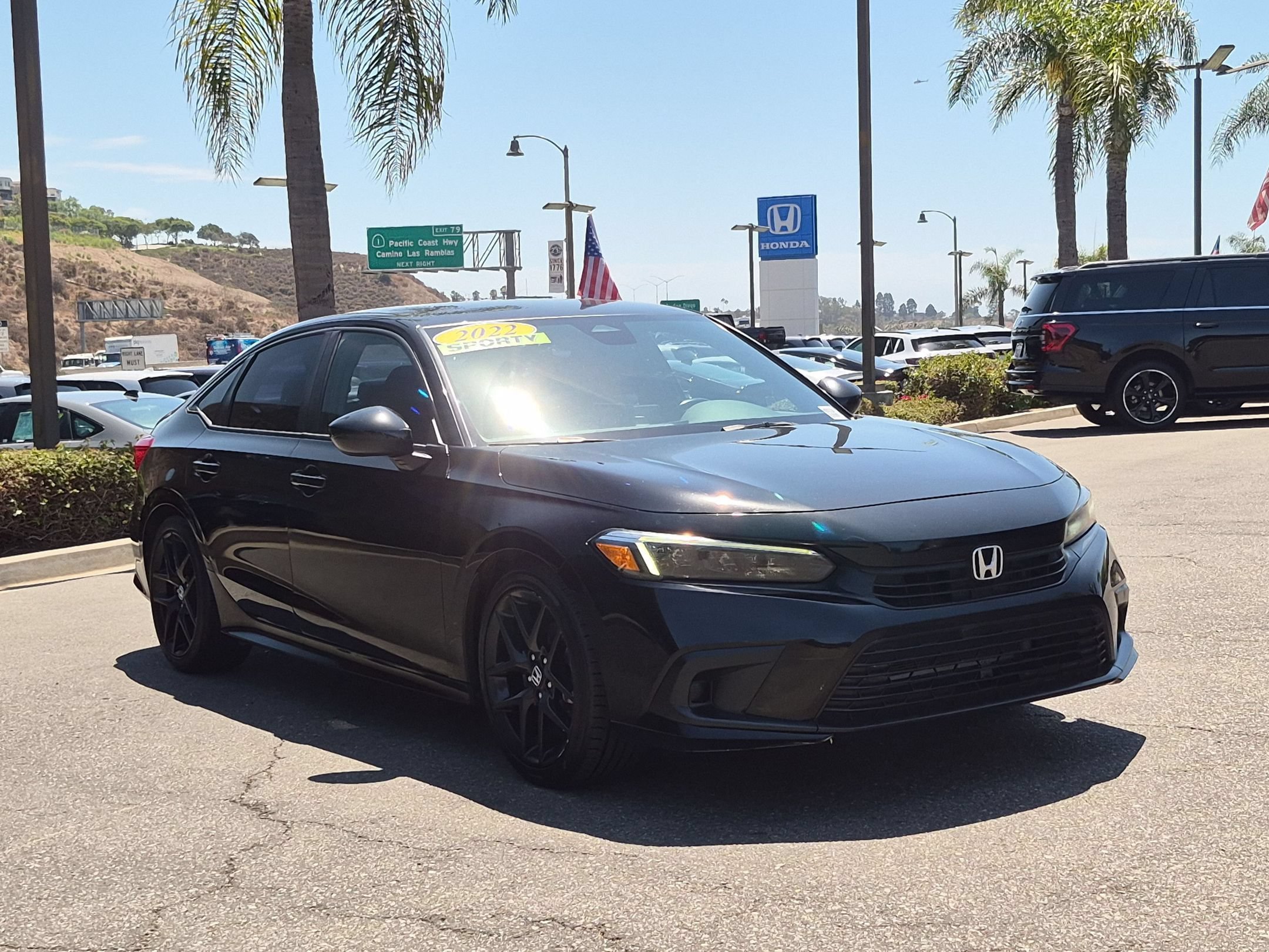 Certified Used 2022 Black Honda Sport image 7