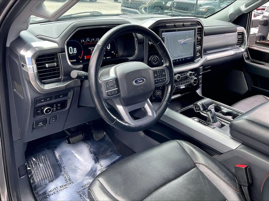 Used 2023 Carbonized Gray Metallic Ford Lariat image 8