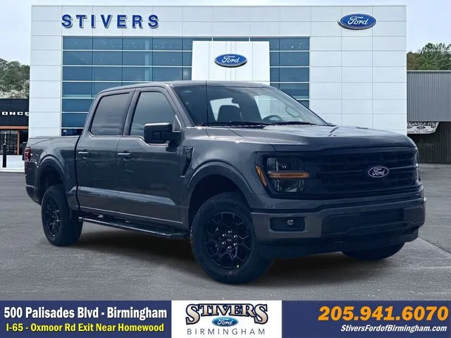 New 2026 Carbonized Gray Metallic Ford XLT image 1