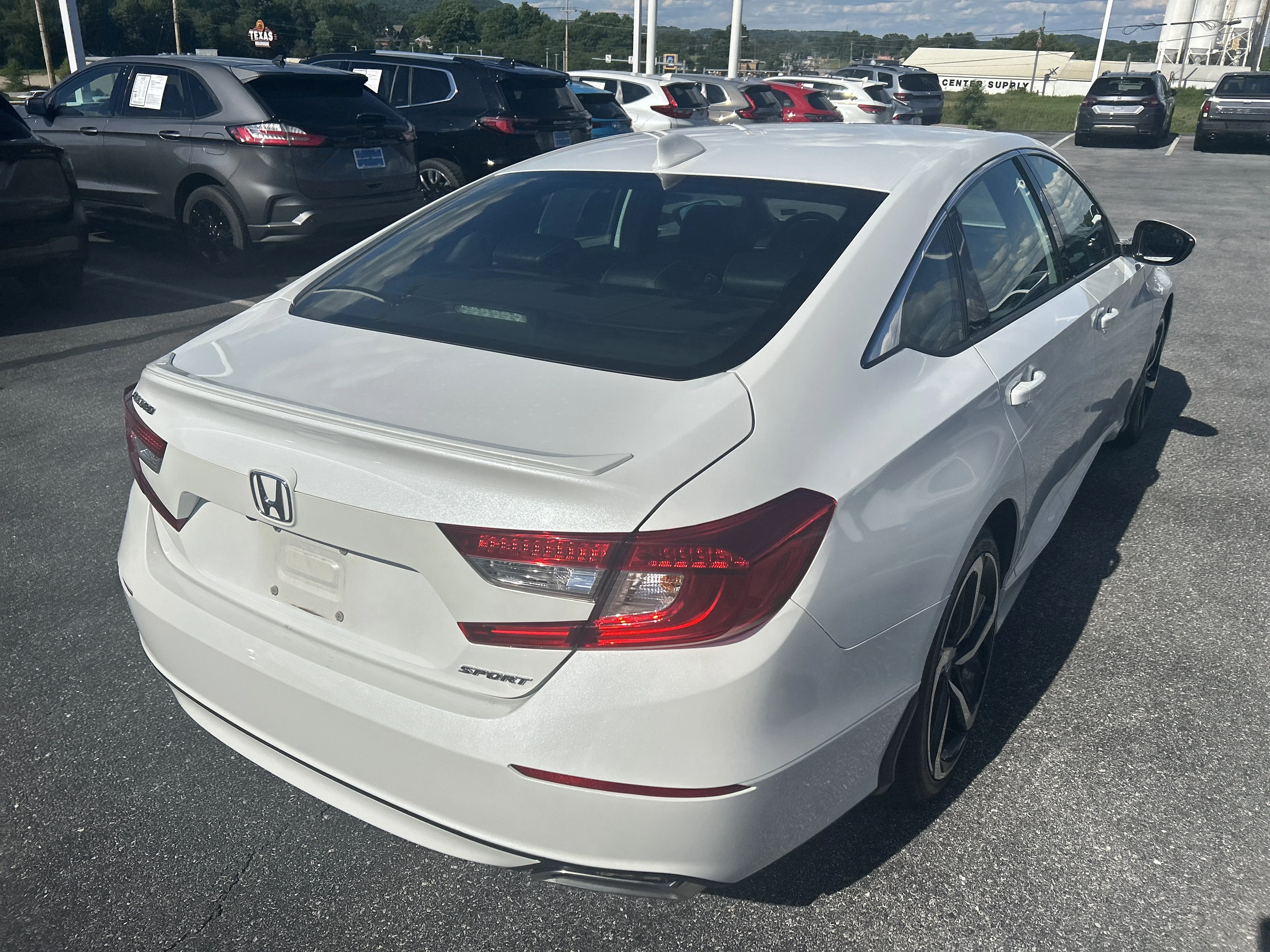 Certified Used 2020 Platinum White Pearl Honda Sport image 4