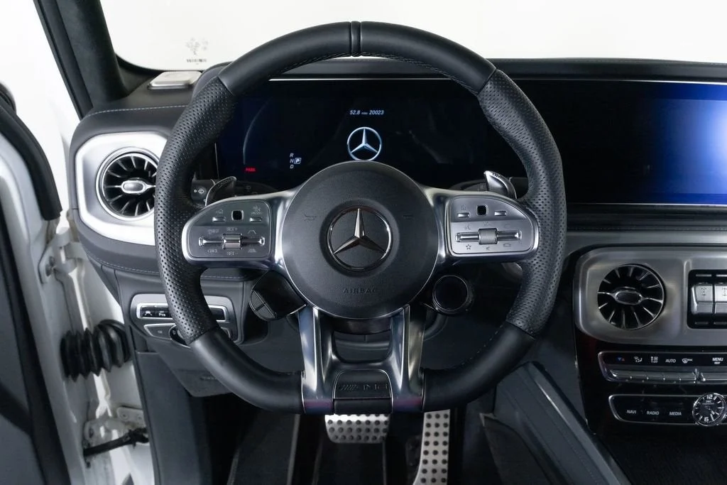 Used 2024 MANUFAKTUR Moonlight White Metallic Mercedes-Benz G 63 AMG® image 23