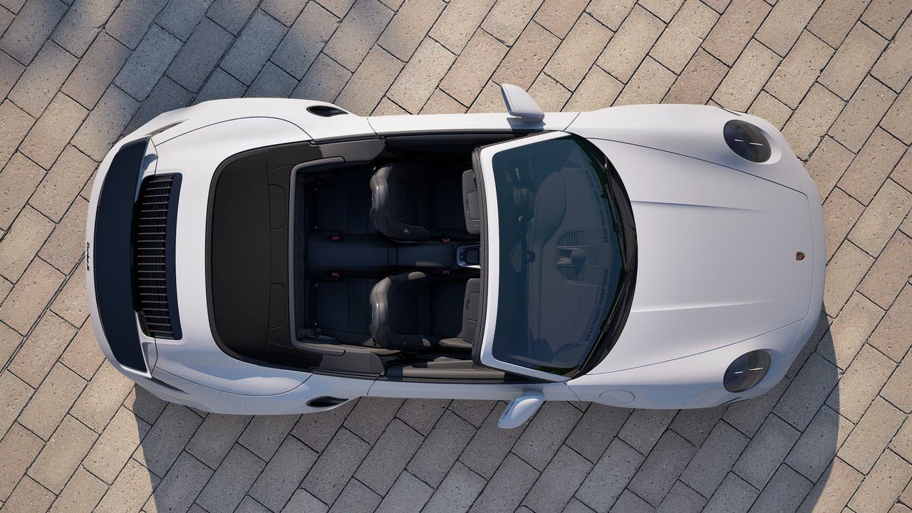 New 2027 White Porsche Turbo S Cabriolet image 5