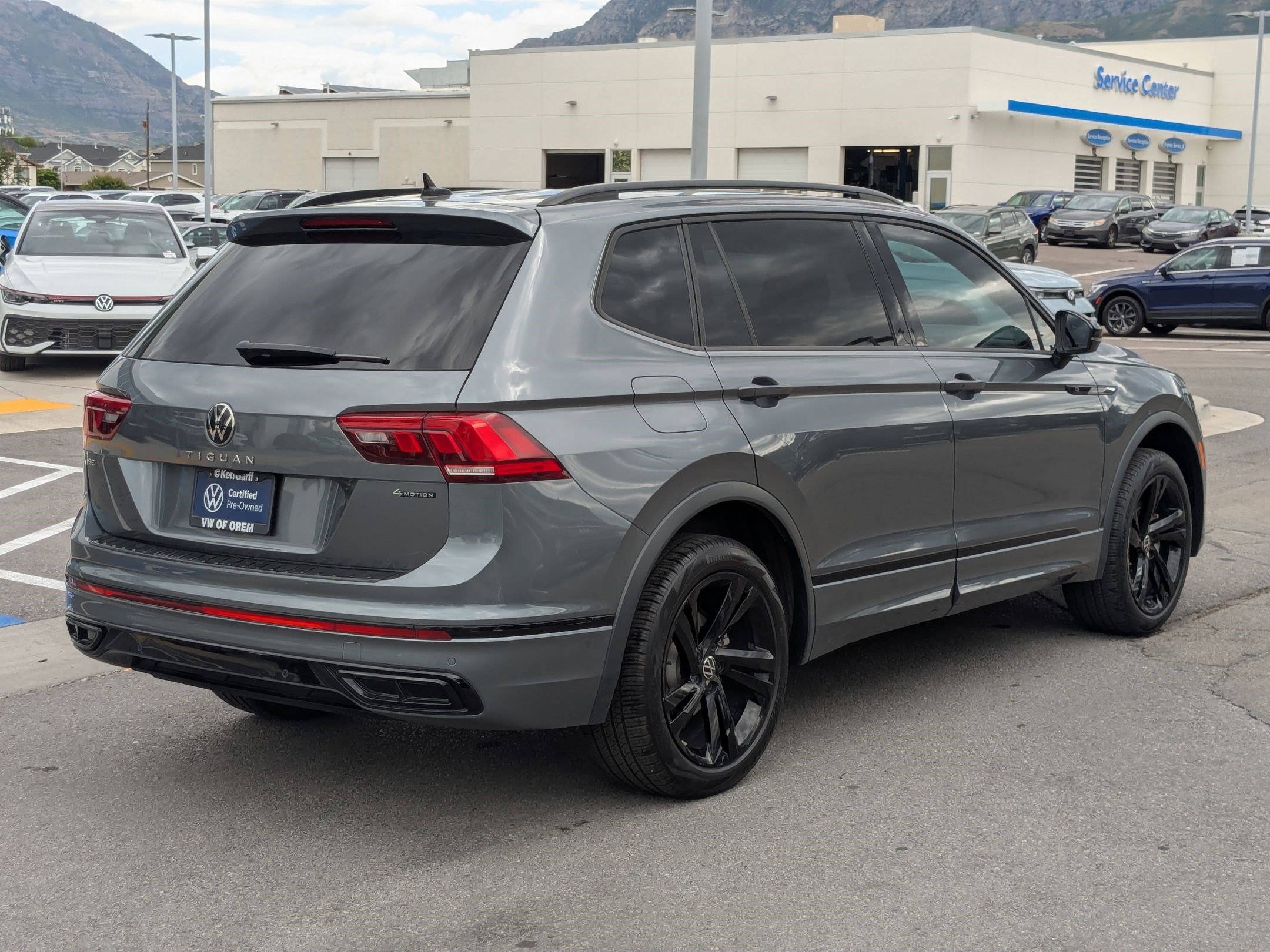 Certified Used 2023 Platinum Gray Metallic Volkswagen SE R-Line Black image 3