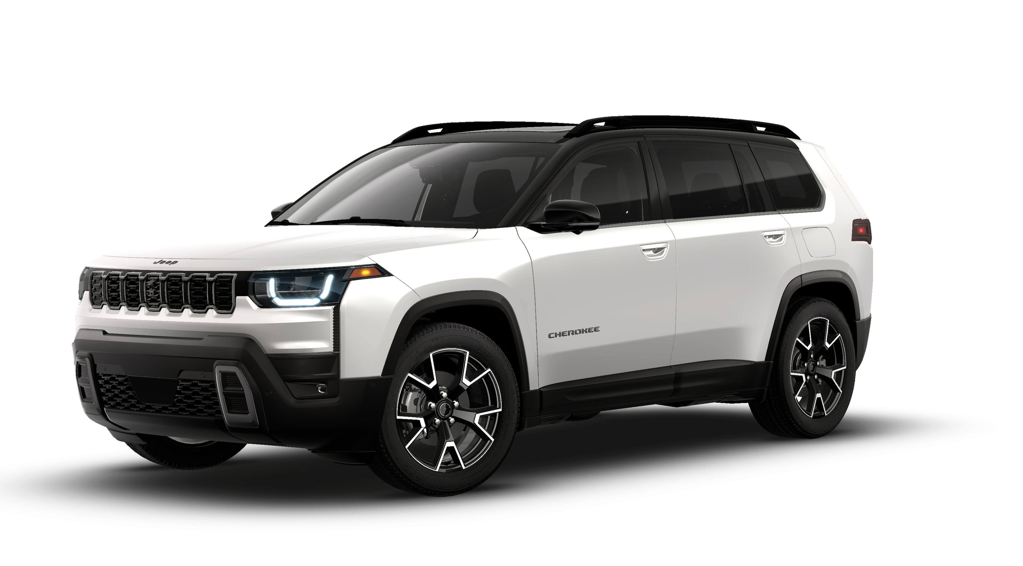 New 2026 Bright White Clear-Coat Exterior Paint Jeep Overland image 1