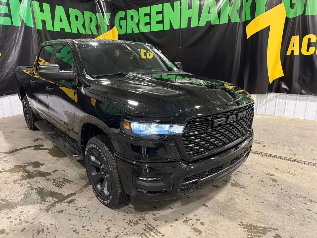 New 2026 Diamond Black Crystal Pearl-Coat Exterior Paint RAM Tradesman image 3