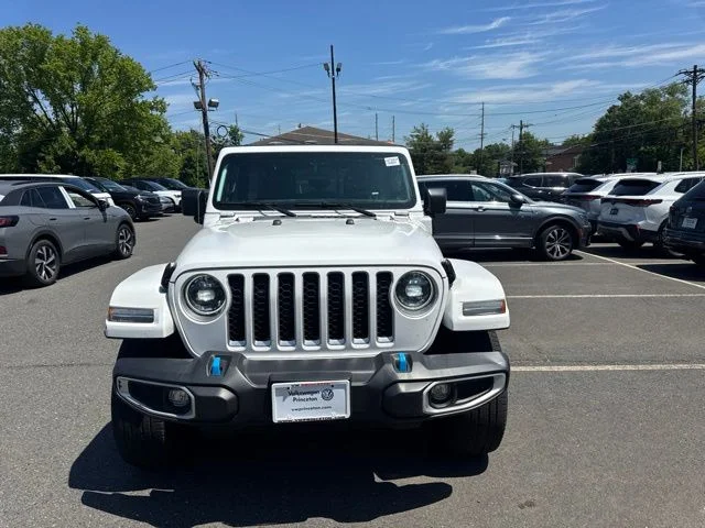 Used 2023 White Jeep Sahara 4xe image 2