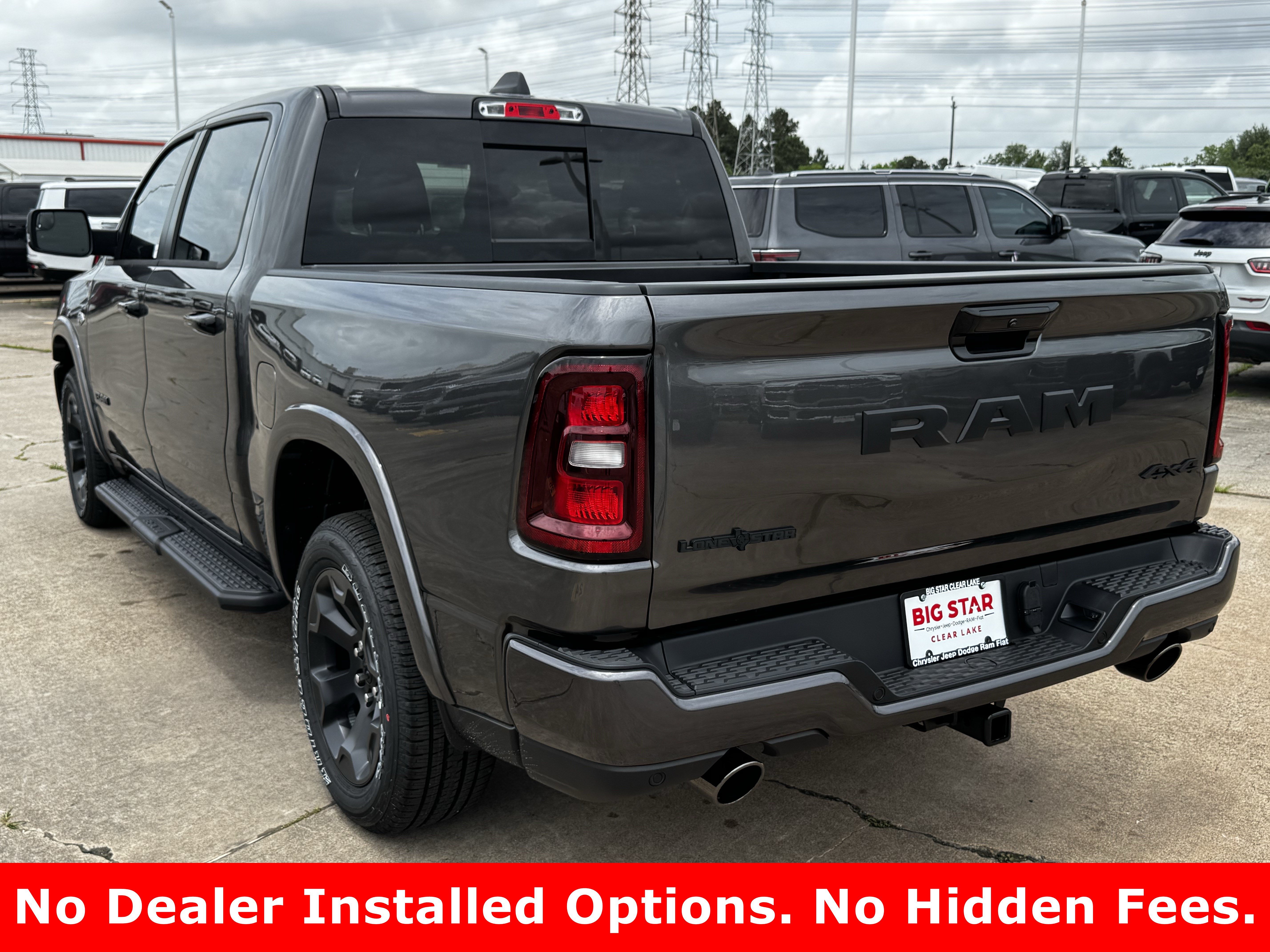 New 2026 Granite Crystal Metallic Clear-Coat Exterior Paint RAM Lone Star image 7