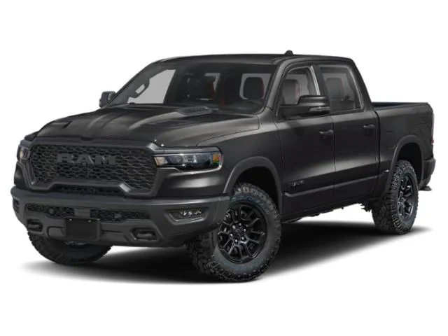 New 2027 Diamond Black Crystal Pearl-Coat Exterior Paint RAM Rebel image 1