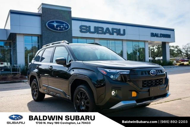 New 2026 Crystal Black Silica Subaru Wilderness image 1