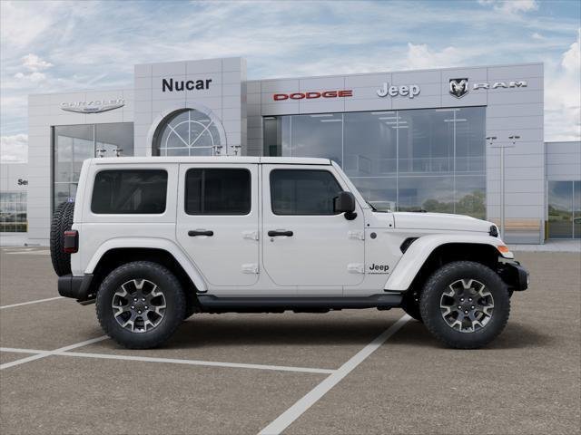 New 2026 Bright White Clear-Coat Exterior Paint Jeep Sahara image 73